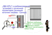 Система, комбинированная с солнечным коллектором